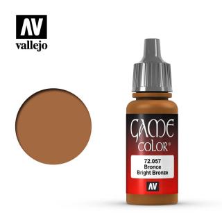 Game Color Acrylic Paint - Vallejo 17ml - Bright Bronze 72057