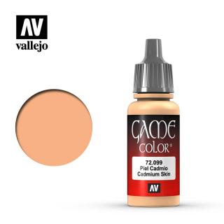 Game Color Acrylic Paint - Vallejo 17ml - Cadmium SKIN 72099