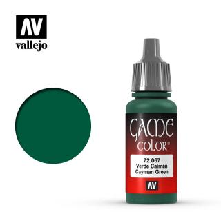 Game Color Acrylic Paint - Vallejo 17ml - Cayman Green 72067