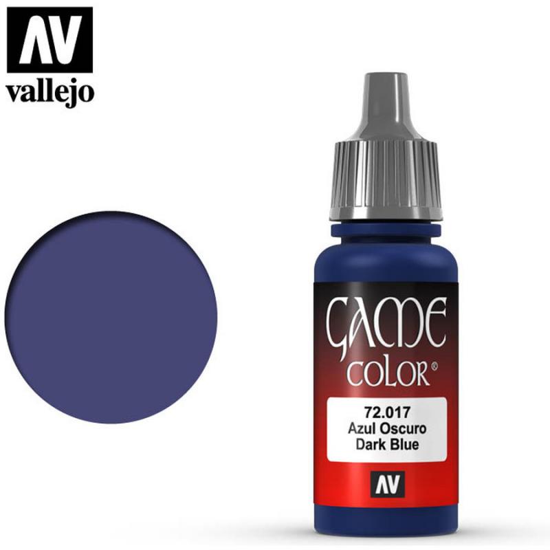 Game Color Acrylic Paint - Vallejo 17ml - Dark Blue 72017