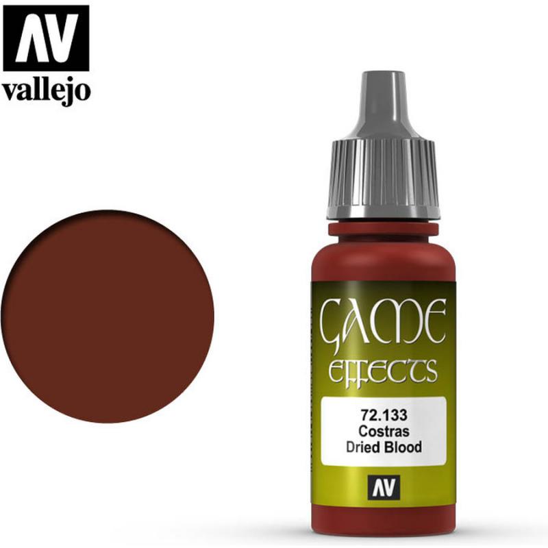 Game Color Acrylic Paint - Vallejo 17ml - Dried Blood 72133