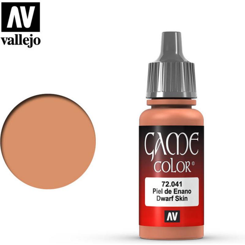 Game Color Acrylic Paint - Vallejo 17ml - Dwarf Skin 72041