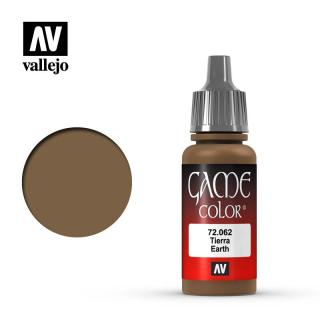 Game Color Acrylic Paint - Vallejo 17ml - Earth 72062