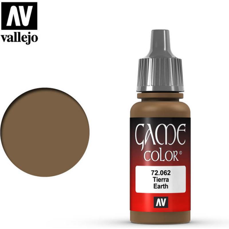 Game Color Acrylic Paint - Vallejo 17ml - Earth 72062
