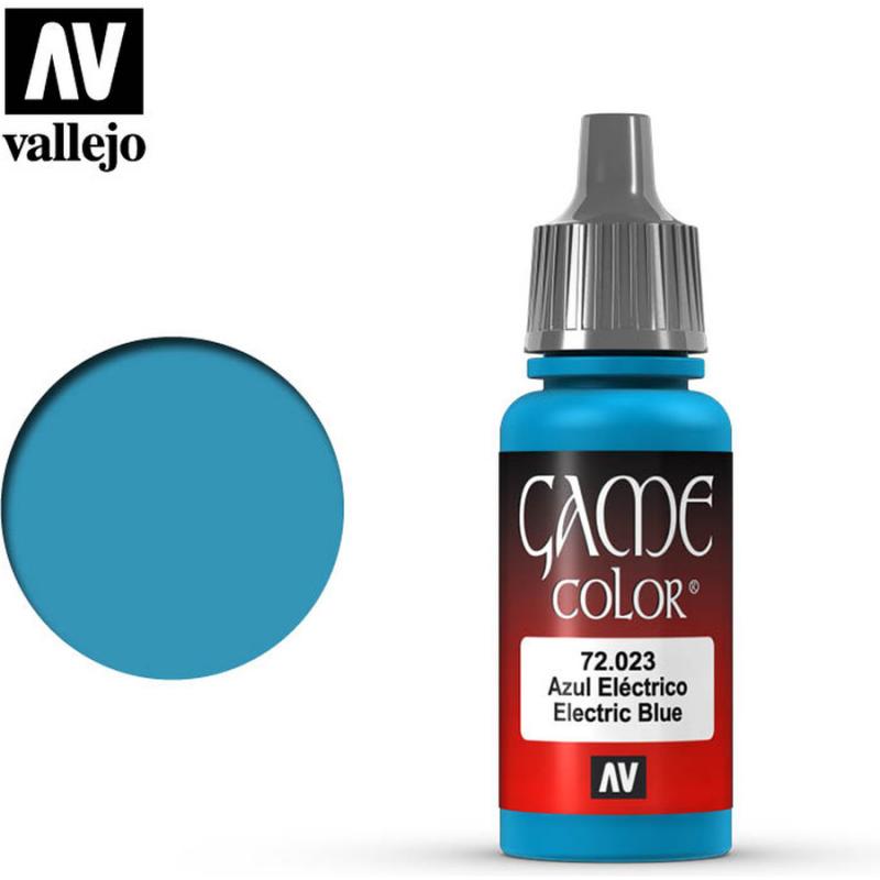 Game Color Acrylic Paint - Vallejo 18 ml - Electric Blue 72023