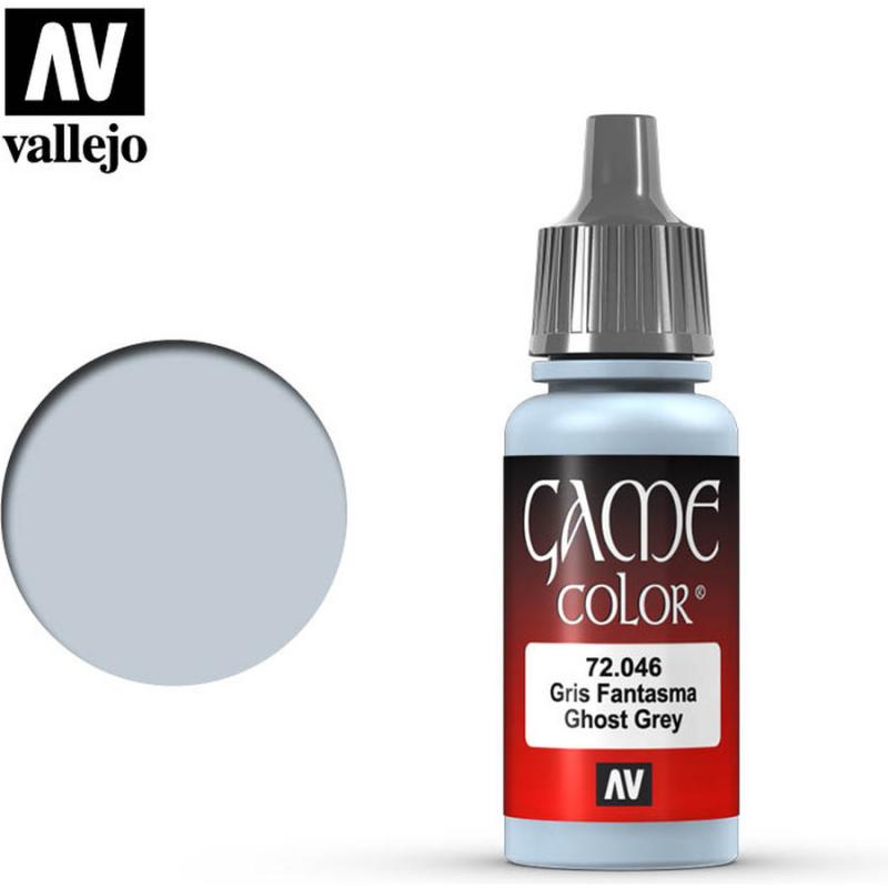 Game Color Acrylic Paint - Vallejo 17ml - Ghost Grey 72046