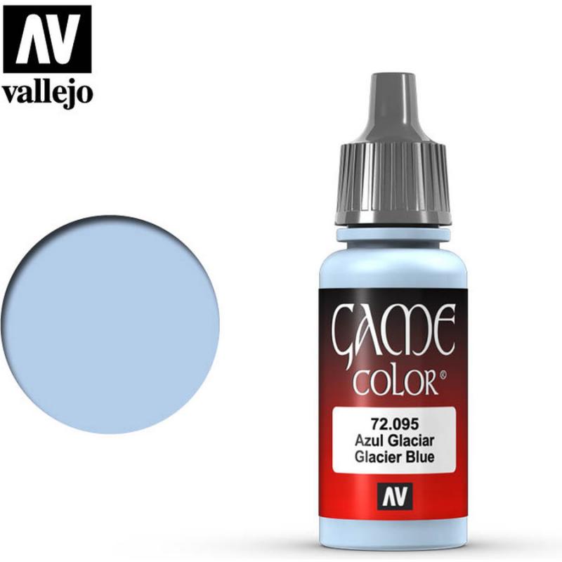 Game Color Acrylic Paint - Vallejo 17ml - Glacier Blue 72095
