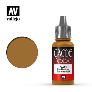 Game Color Acrylic Paint - Vallejo 17ml - Glorious Gold 72056