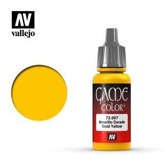 Game Color Acrylic Paint - Vallejo 17ml - Gold Yellow 72007