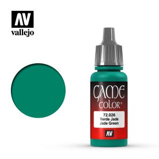 Game Color Acrylic Paint - Vallejo 17ml - Jade Green 72026