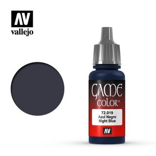 Game Color Acrylic Paint - Vallejo 17ml - Night Blue 72019