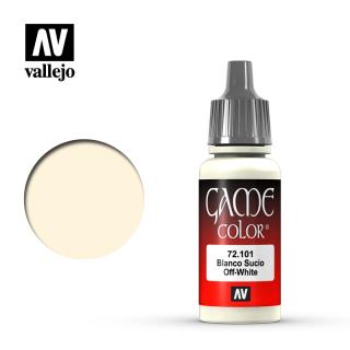 Game Color Acrylic Paint - Vallejo 17ml - Off White 72101
