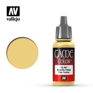Game Color Acrylic Paint - Vallejo 17ml - Pale Yellow 72097