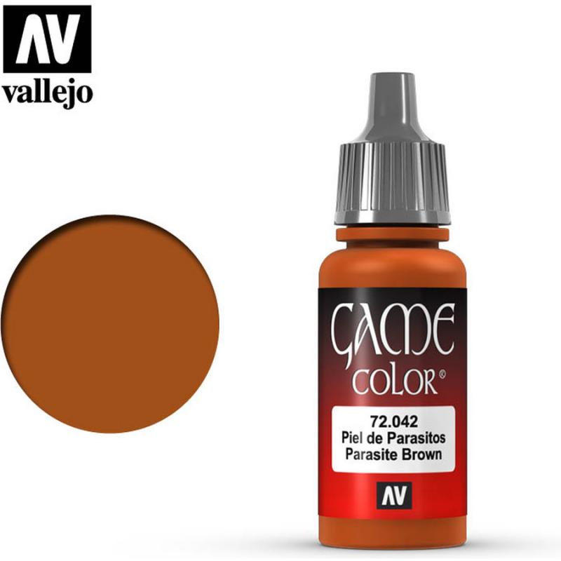 Game Color Acrylic Paint - Vallejo 17ml - Parasite Brown 72042