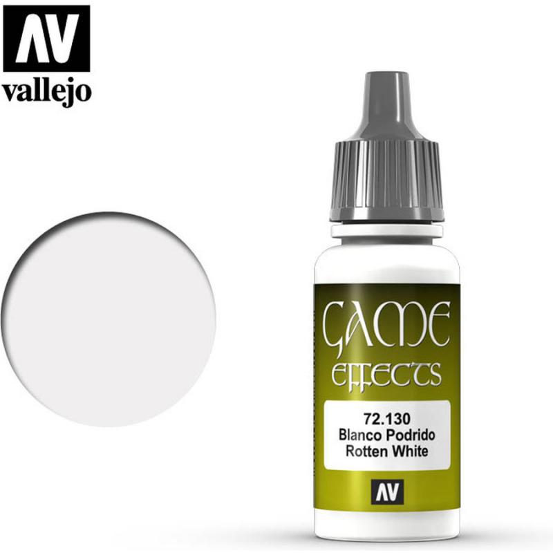 Game Color Acrylic Paint - Vallejo 17ml - Rotten White 72130