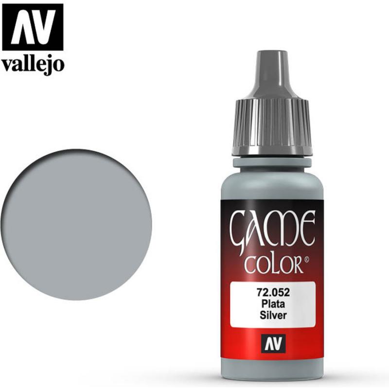 Game Color Acrylic Paint - Vallejo 17ml - Mithrill Silver 72052