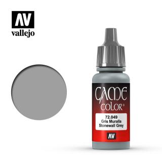 Game Color Acrylic Paint - Vallejo 17ml - Stonewall Grey 72049