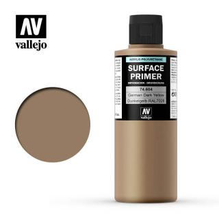 Surface Primer Acrylic-Polyurethane - Vallejo 200ml - German Dark Yellow RAL7028