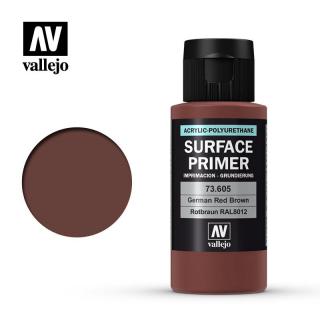Surface Primer Acrylic-Polyurethane - Vallejo 60ml - German Red Brown RAL8012 -7