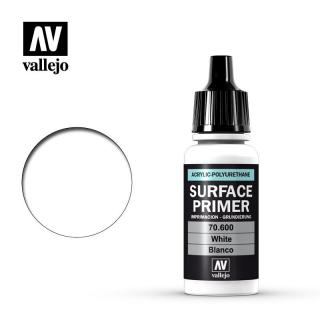 Surface Primer Acrylic-Polyurethane - Vallejo 17ml - White 70600