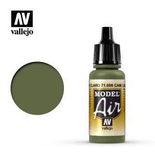 Model Air Acrylic Paint - Vallejo 17ml - Camouflage Light Green 71006