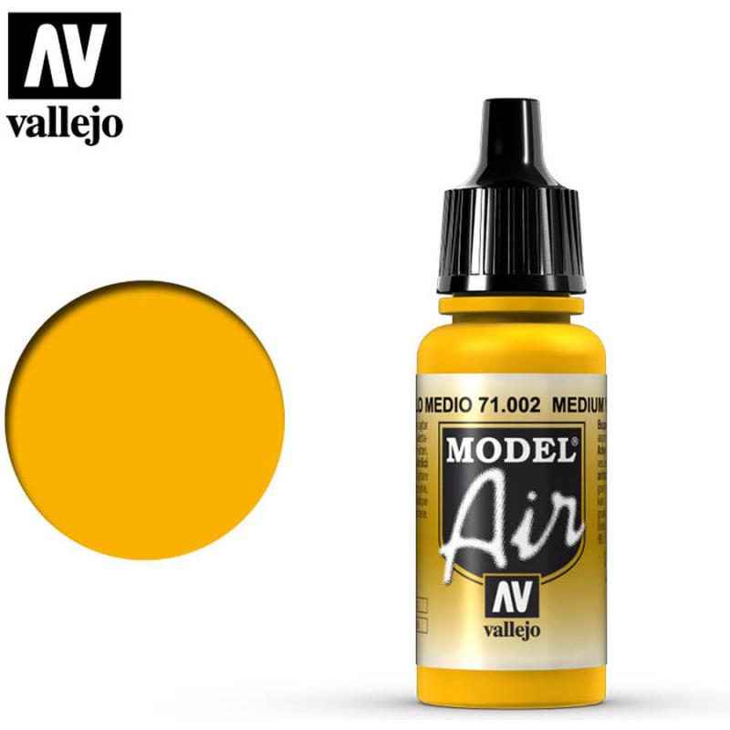 Model Air Acrylic Paint - Vallejo 17ml - Yellow 71002