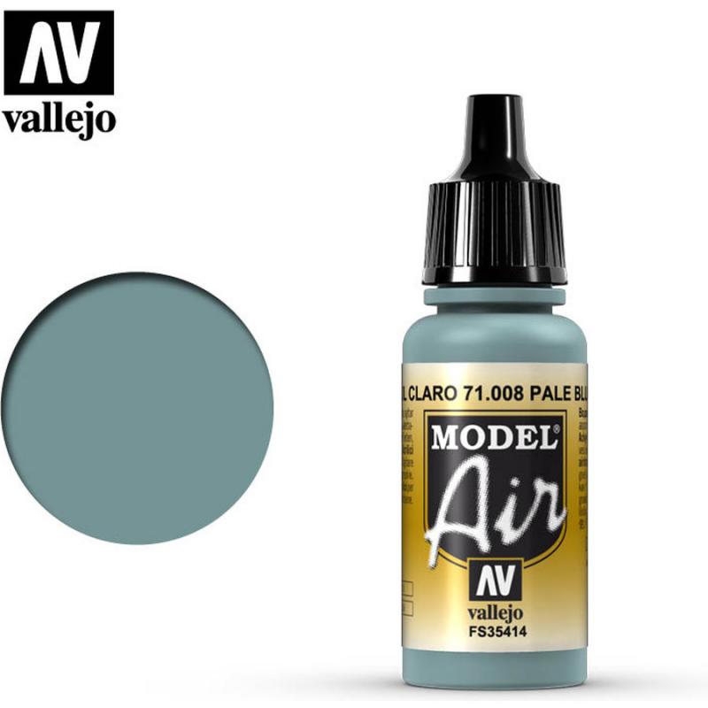 Model Air Acrylic Paint - Vallejo 17ml - Pale Blue 71008