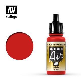 Model Air Acrylic Paint - Vallejo 17ml - Scarlet Red 71003