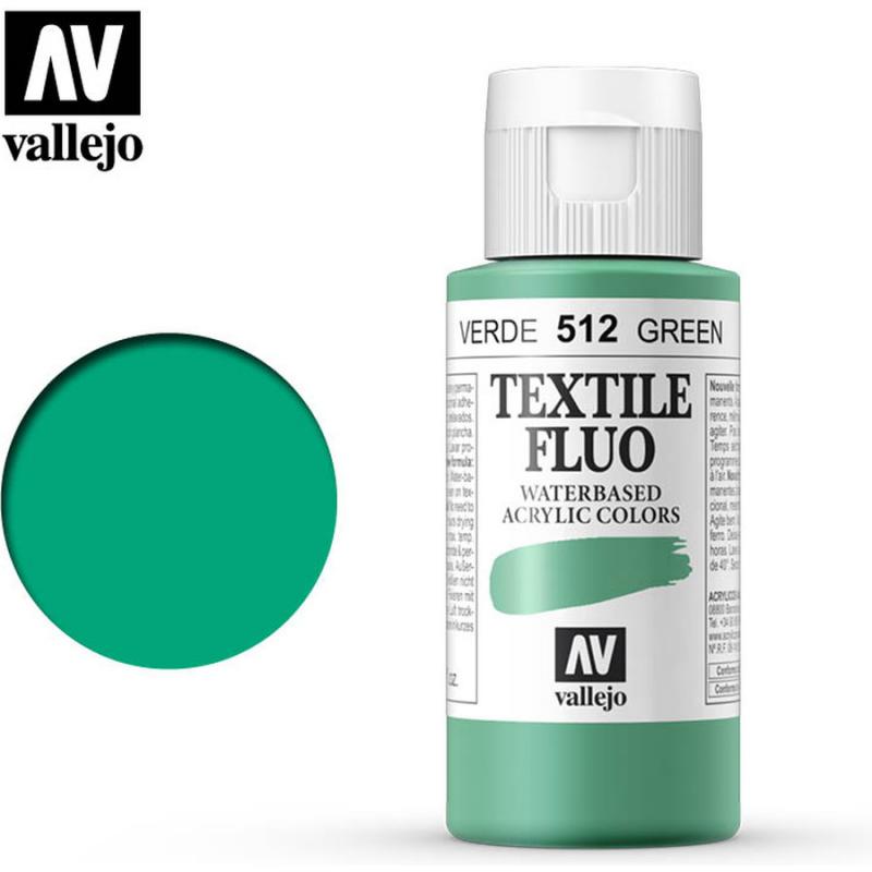Textile Color Acrylic Paint - Vallejo 60ml - Μint 40055