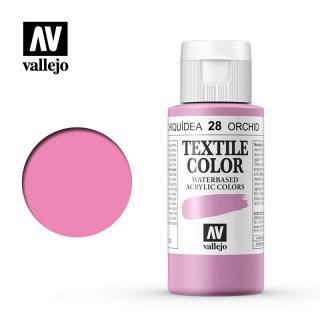 Textile Color Acrylic Paint - Vallejo 60ml - Orchid 40028