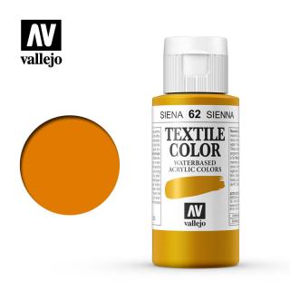 Textile Color Acrylic Paint - Vallejo 60ml - Siena 40062