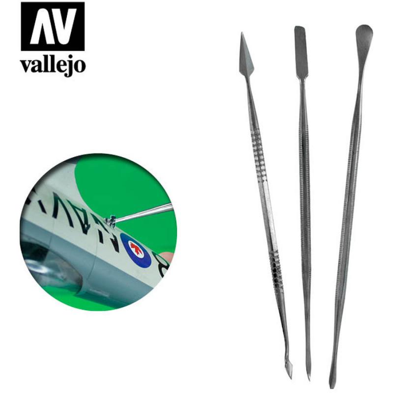 Stainless Steel Carvers Set - Vallejo Set of 3 - T02002