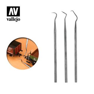 Stainless Steel Probes Set - Vallejo Set of 3 - T02001