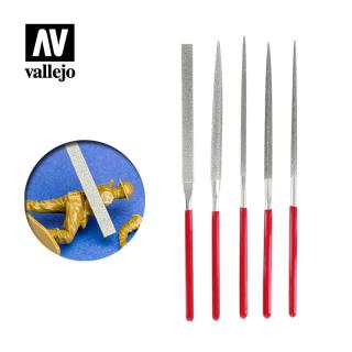 Diamond Needle File Set - Vallejo Set of 5 - T03002