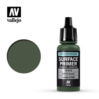 Surface Primer Acrylic-Polyurethane - Vallejo 17ml - NATO Green - 70612 FS34094
