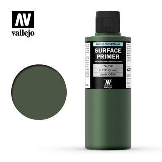 Surface Primer Acrylic-Polyurethane - Vallejo 200ml - NATO Green FS34094 -74612