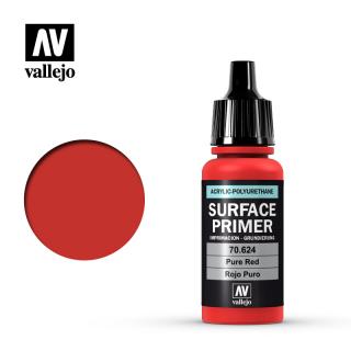 Surface Primer Acrylic-Polyurethane - Vallejo 17ml - Pure Red 70624