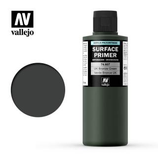 Surface Primer Acrylic-Polyurethane - Vallejo 200ml - UK Bronze Green 74607