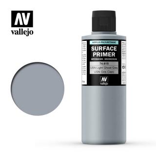 Surface Primer Acrylic-Polyurethane - Vallejo 200ml - USN Light Ghost Grey FS363