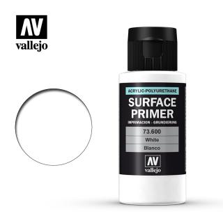 Surface Primer Acrylic-Polyurethane - Vallejo 200ml - White 74600