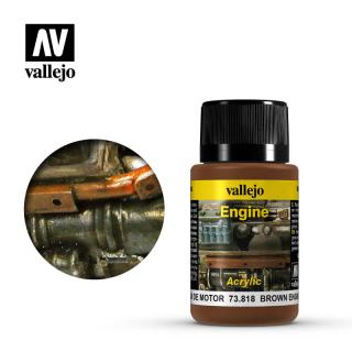 Engine Effects Acrylic Vallejo 40ml - Brown Engine Soot 73818