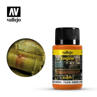 Engine Effects Acrylic Vallejo 40ml - Diesel Stains 73816