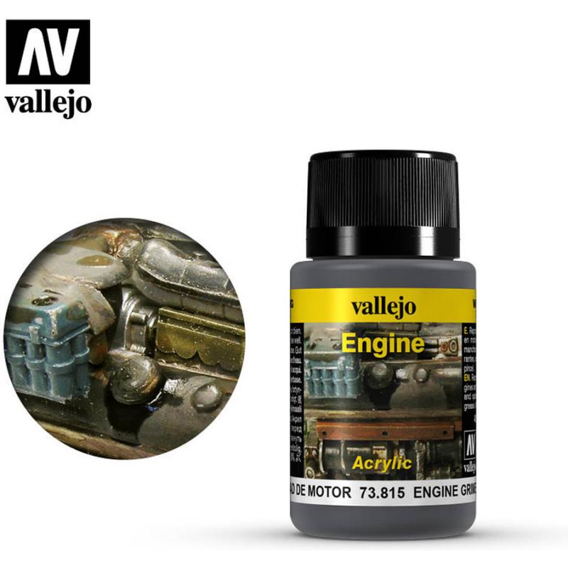 Engine Effects Acrylic Vallejo 40ml - Engine Grime 73815