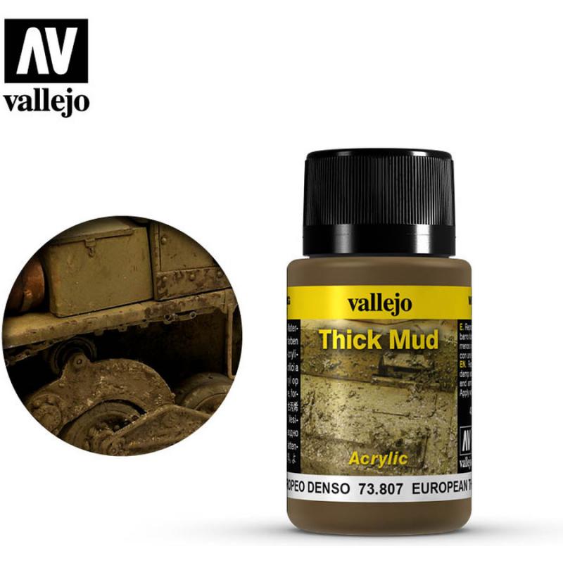 Thick Mud Acrylic Vallejo 40ml - European 73807