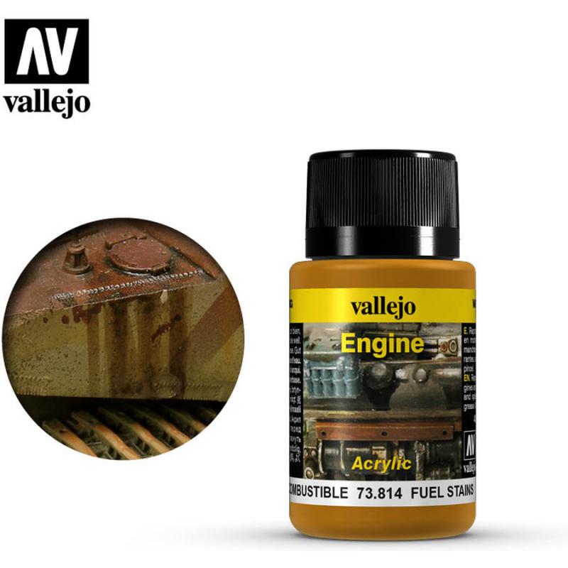 Engine Effects Acrylic Vallejo 40ml - Fuel Stains 73814