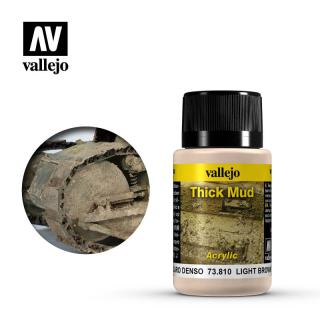 Thick Mud Acrylic Vallejo 40ml - Light Brown 73810