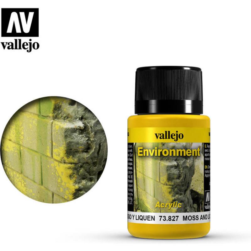 Environment Effects Acrylic Vallejo 40ml - Moss and Lichen Effect 73827