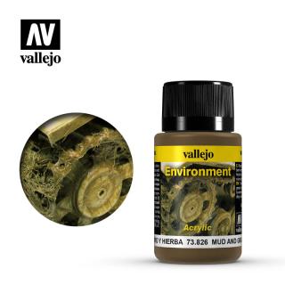 Environment Effects Acrylic Vallejo 40ml - Mud and Grass Effect 73826