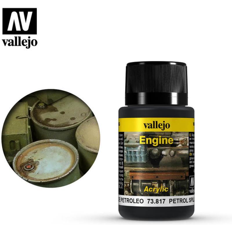 Engine Effects Acrylic Vallejo 40ml - Petrol Spills 73817