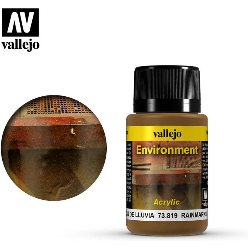 Environment Effects Acrylic Vallejo 40ml - Rain Marks 73819